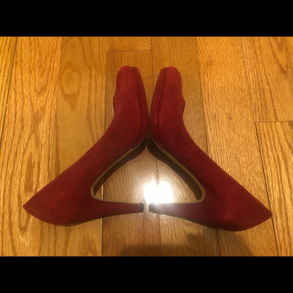 Franco Sarto Red Napoli Heels - Picture 7 of 8